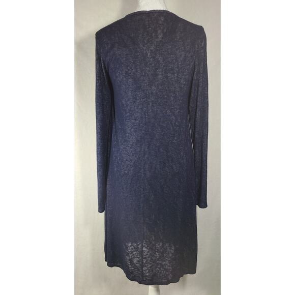 Velvet by Graham & Spencer Dress Women Small Soft Jersey Knit Blue Knee Length - Picture 2 of 9